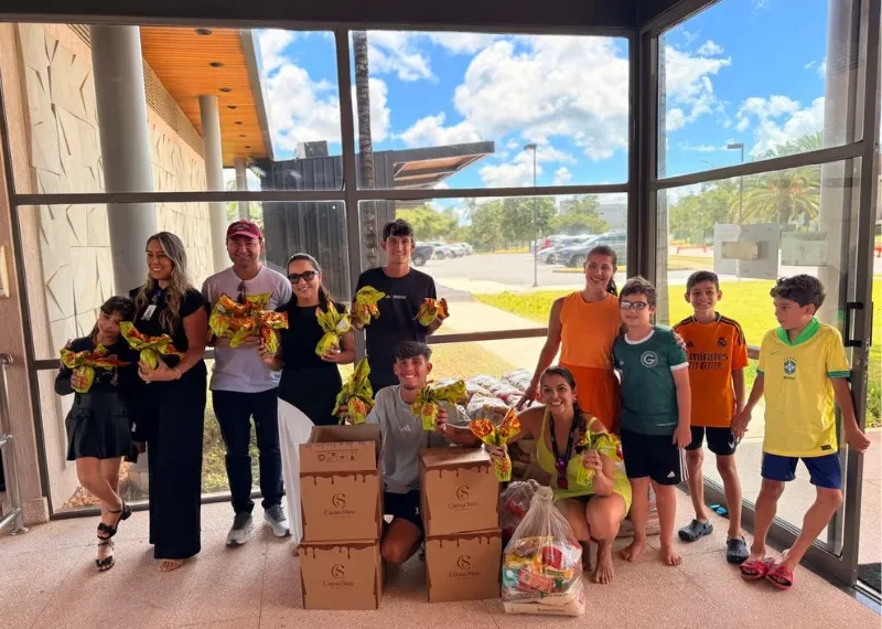 APAE Anápolis recebe doações de cestas e ovos de Páscoa de grupo solidário