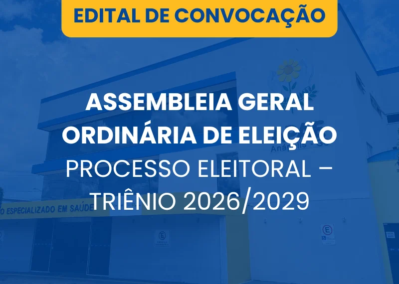 APAE Anápolis publica Edital de Convocação para Assembleia Geral Ordinária de Eleição